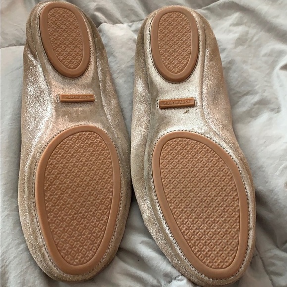 Tory Burch Metallic Minnie Flat - Picture 8 of 9